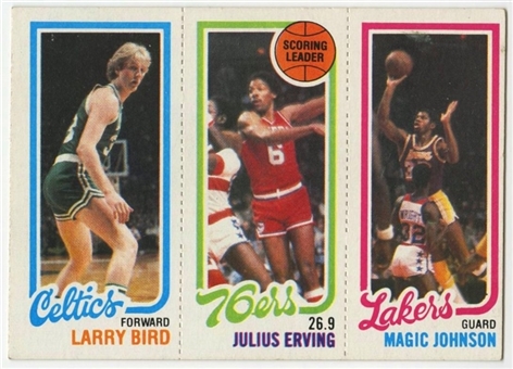 1980/81 to 1986/87 Misc. Brands Basketball Collection (24 Different) Including Bird and Jordan